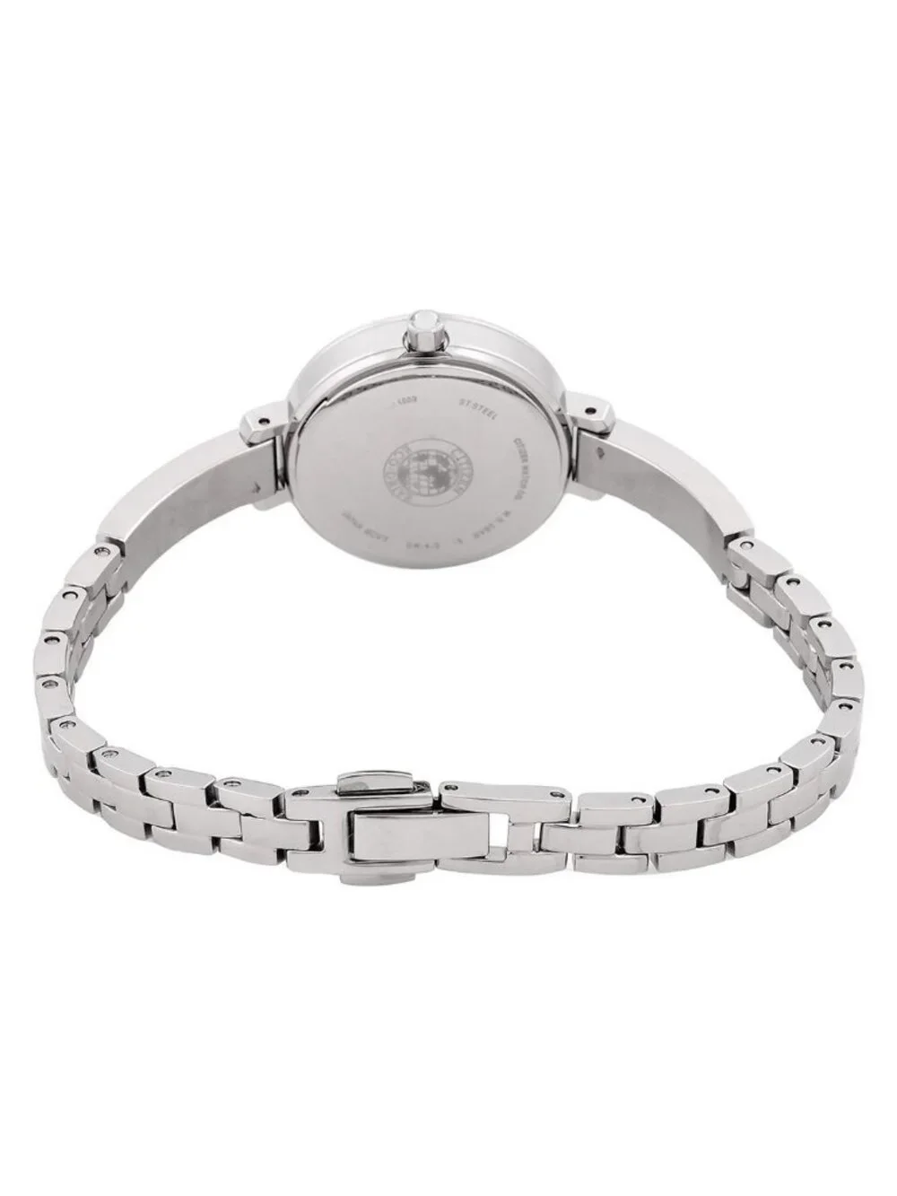 NWT Citizen Silhouette Crystal Eco-Drive White Dial Ladies Watch